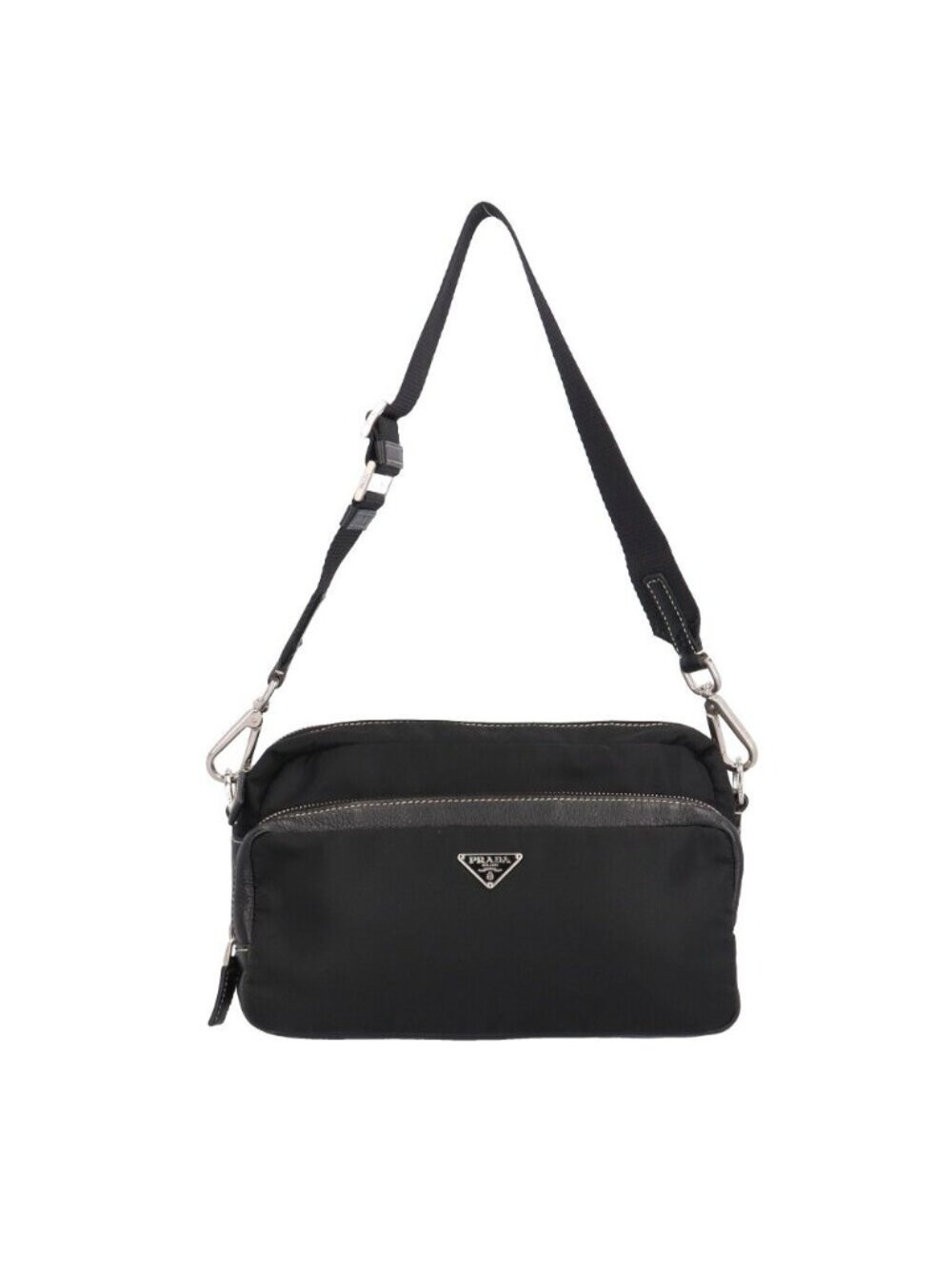 Prada Shoulder Bag Nylon Black